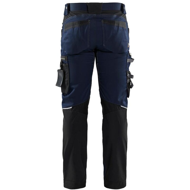 Blaklader - Pantalon artisan stretch - 17991860-42-Bleu foncé / noir