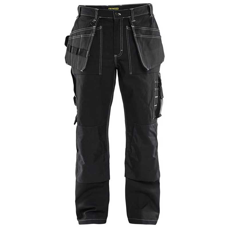 Pantalon artisan coton croisé Blaklader 1530 - Noir - 48 - Jambes standards - Noir