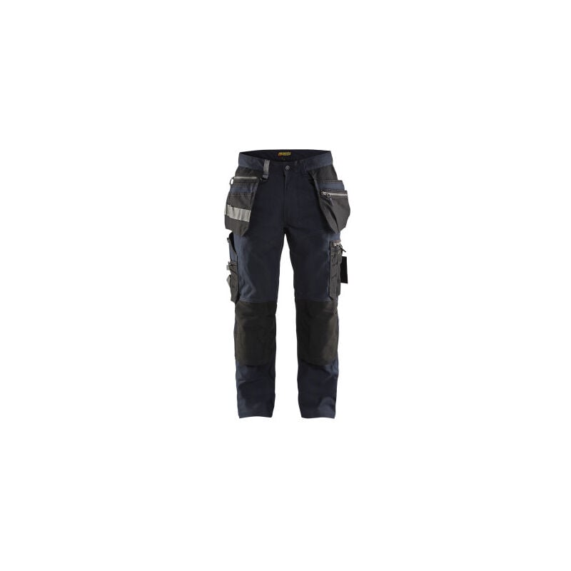 Blaklader - Pantalon artisan +stretch Marine foncé/Noir - 159013438699 taille 46