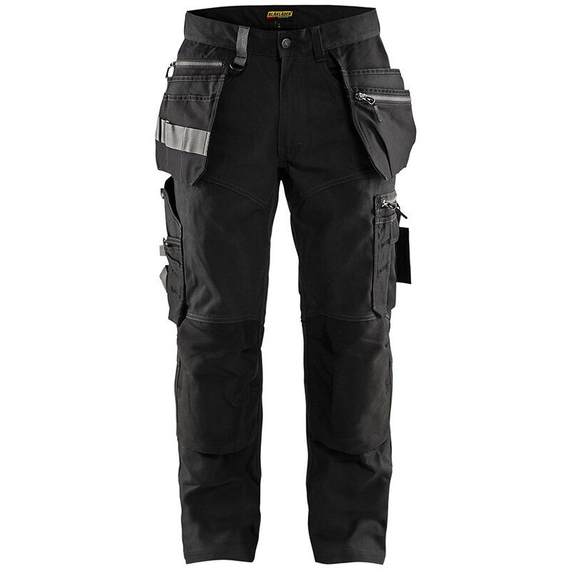 Blaklader - Pantalon de travail stretch artisan 1590 - Noir s - FR(40) - SE(C46) - Longues