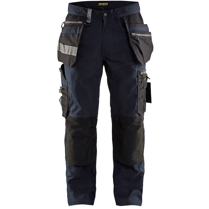 Blaklader - Pantalon de travail stretch artisan 1590 - Marine foncé/Noir m - FR(44) - SE(C50) - Courtes