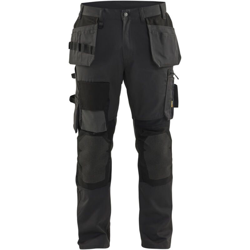 Pantalon de travail kevlar stretch artisan 1554 - Gris Foncé/Noir 2XL - FR(52) - SE(C58) - Standards