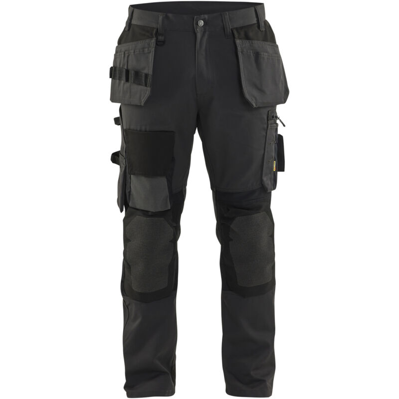 Pantalon de travail kevlar stretch artisan 1554 - Gris Foncé/Noir 3XL - FR(54) - SE(C60) - Standards