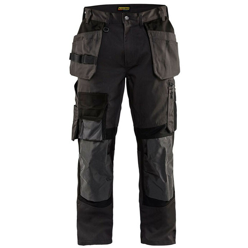 Pantalon artisan Kevlar +stretch Blaklader 1554 - Gris foncé - 42 - Jambes courtes - Gris foncé