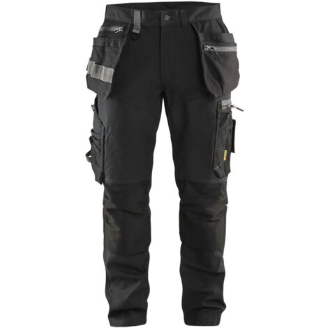 Pantalon artisan +stretch BLAKLADER 1599 - Noir - 38 - Jambes standards