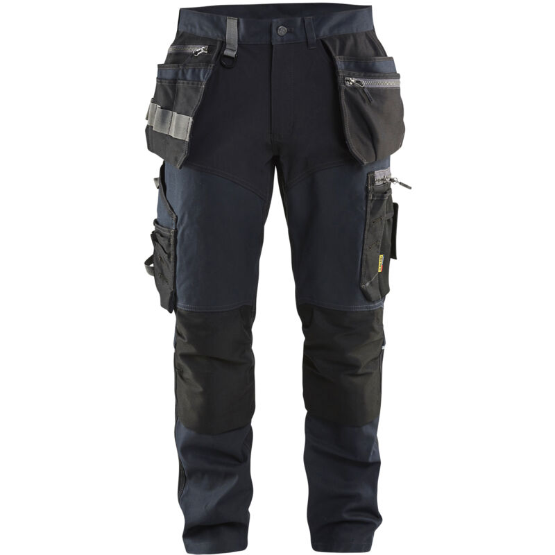 Blaklader - Pantalon de travail stretch 1599 - Marine foncé/Noir m - FR(44) - SE(C50) - Standards