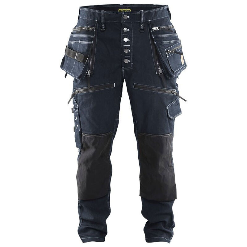 Blaklader - Jean de travail slim X1900 Artisan Cordura Stretch 1999 - Bleu foncé - 52 - Jambes standards