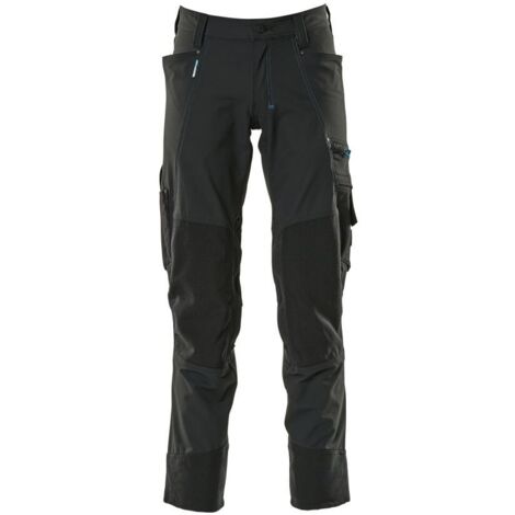 Pantalon avec poches genouillères MASCOT Ultimate stretch - 17179-311-Noir-82-46