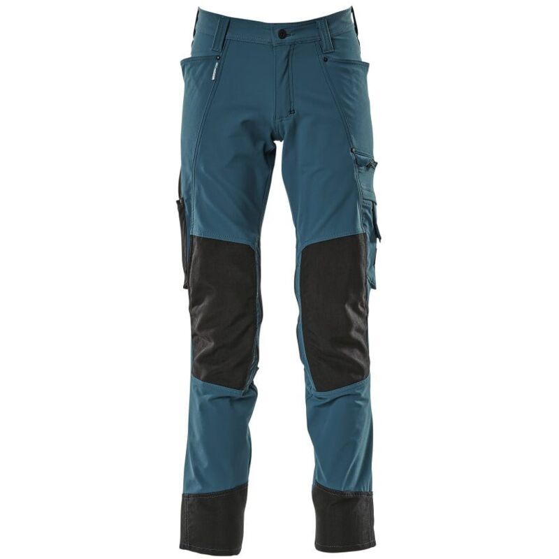 Pantalon avec poches genouillères MASCOT Ultimate stretch - 17179-311-Bleu océan-76-43