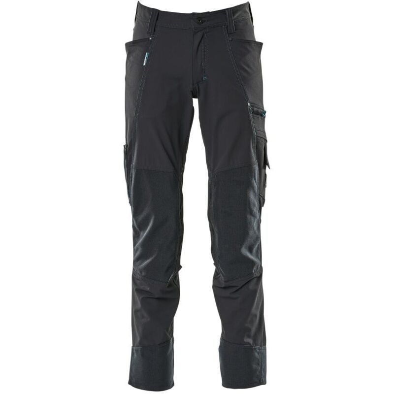 Pantalon avec poches genouillères MASCOT Ultimate stretch - 17179-311-Bleu marine-76-43