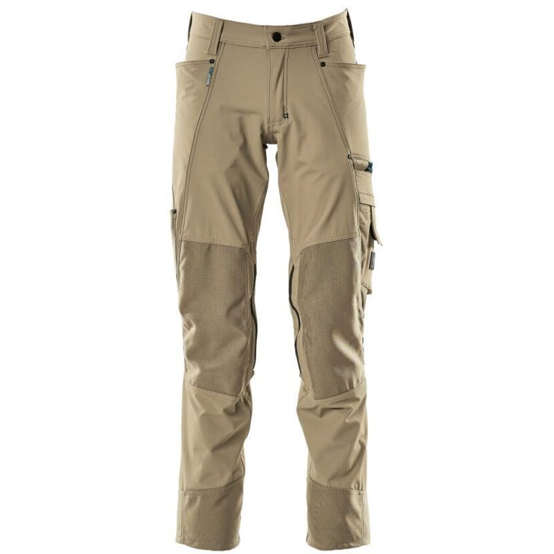 Pantalon avec poches genouillères MASCOT Ultimate stretch - 17179-311-Sable-76-43