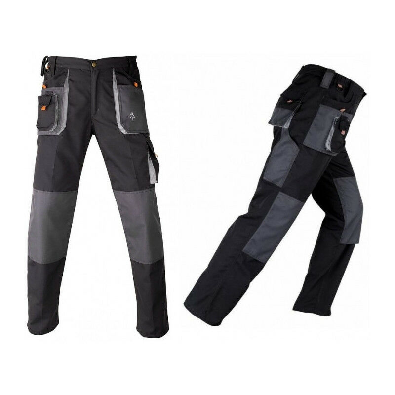 Pantalon de travail avec renforts smart noir-gris Kapriol Taille: l