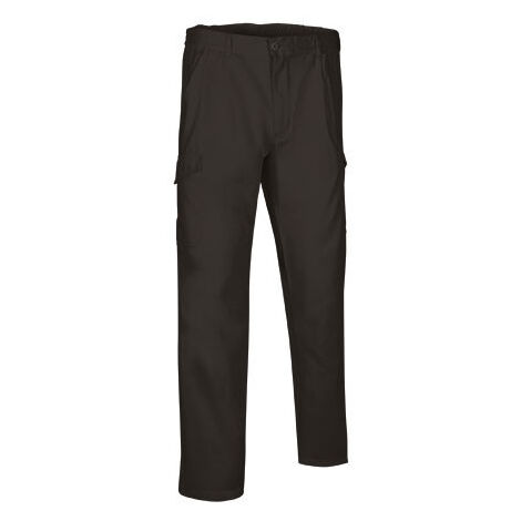 Pantalón basic multibolsillos VALENTO Quartz XXL Negro