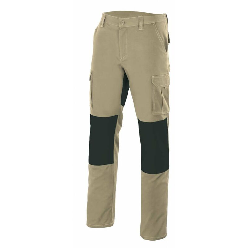 

Pantalón beige arena multibolsillos de corte Slim Fit combinado Serie R103001 | 40 - Beige arena / Naranja - Velilla