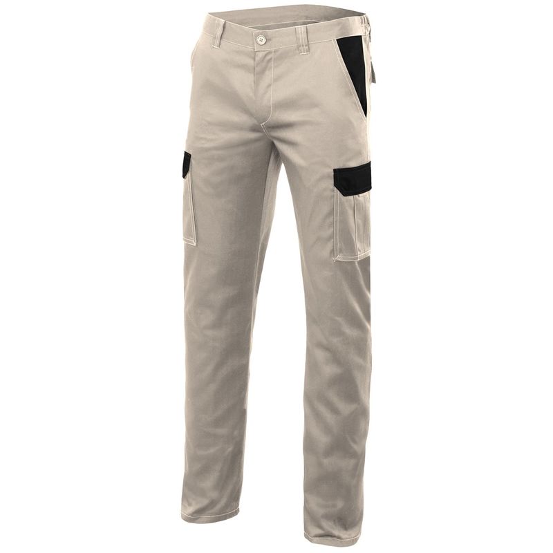 

PANTALON STRETCH BICOLOR MULTIBOLSILLOS Beige Arena 34