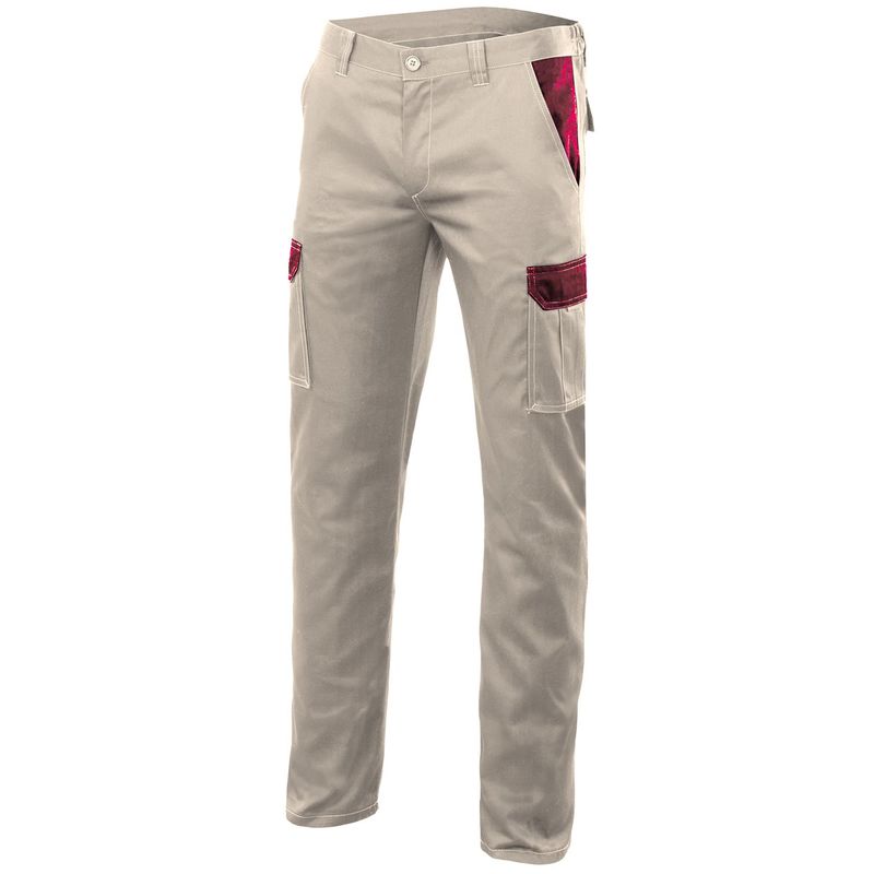 

PANTALON STRETCH BICOLOR MULTIBOLSILLOS Beige Arena 34