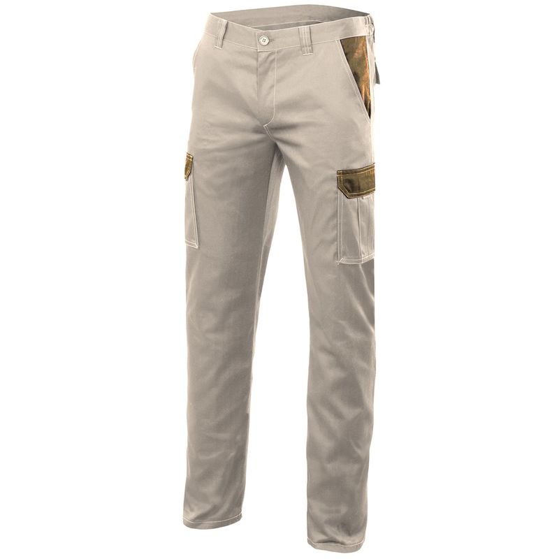 

PANTALON STRETCH BICOLOR MULTIBOLSILLOS Beige Arena 50