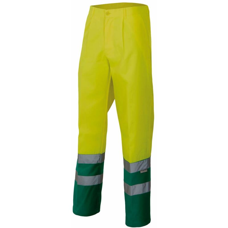 

Pantalón bicolor de alta visibilidad con cintas reflectantes en piernas VELILLA Serie 158 | XL - Amarillo / Verde