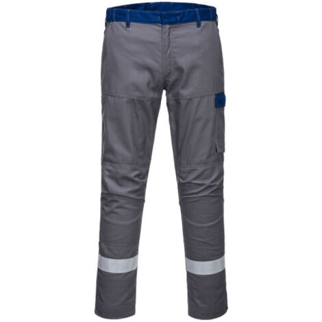 Pantalón bicolor Bizflame Ultra - Comodidad y Durabilidad / Gris / 34