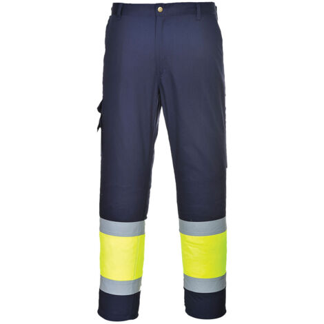Pantalón Bicolor de Alta Visibilidad Clase 1 - Contrast Service / Amar. Mar. Altos / XL