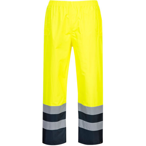 Pantalón bicolor de alta visibilidad Traffic / Amarillo / M
