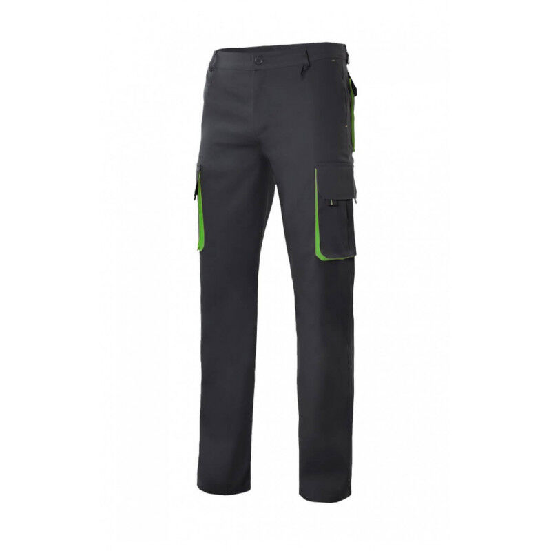 

Pantalón bicolor forrado con refuerzo en tejido trasero Serie F103004 | 52 - Negro / Verde lima - Velilla