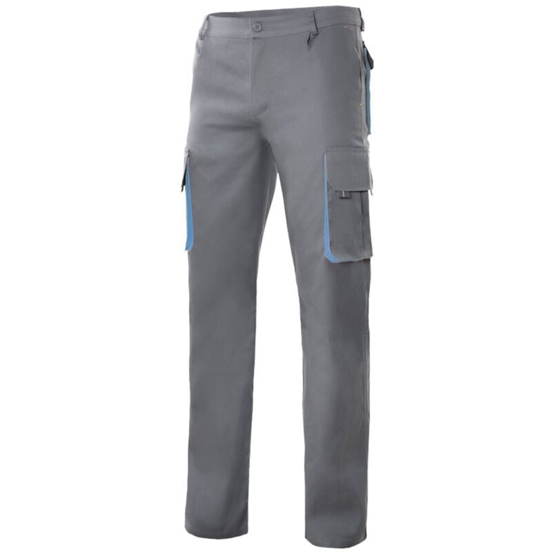 

Pantalón bicolor forrado con refuerzo en tejido trasero VELILLA Serie F103004 | 34 - Gris / Celeste