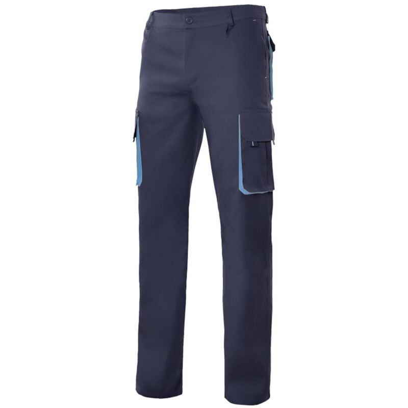 

Pantalón bicolor forrado con refuerzo en tejido trasero Serie F103004 | 34 - Azul navy / Celeste - Velilla