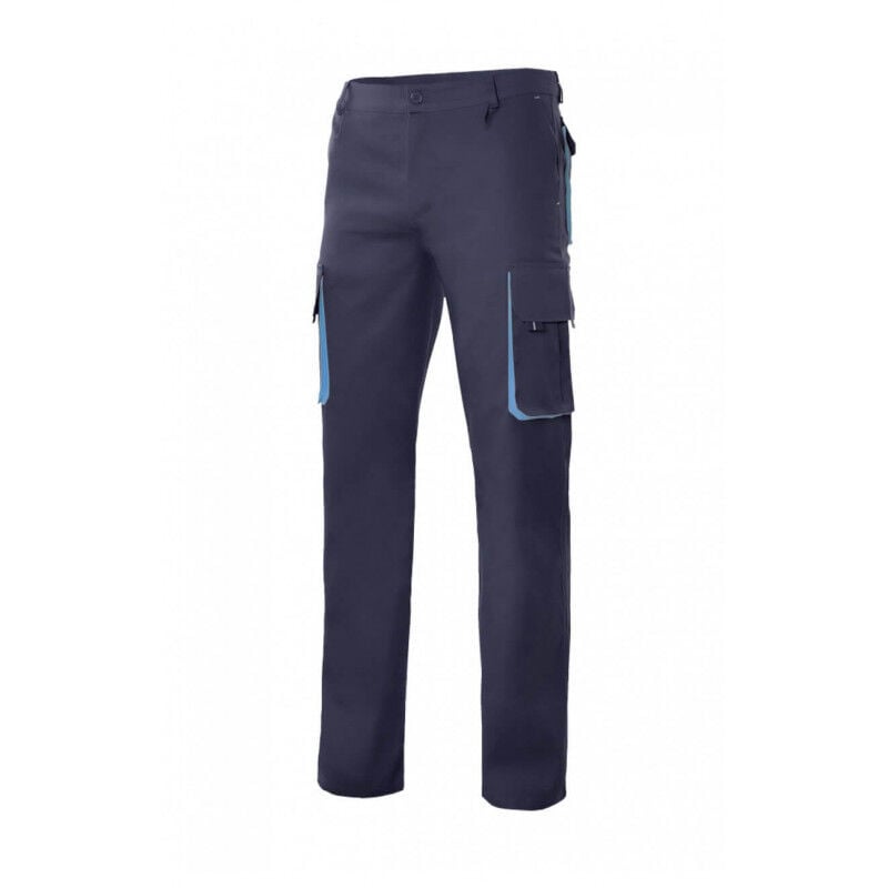 

Pantalón bicolor forrado con refuerzo en tejido trasero Serie F103004 | 60 - Azul navy / Celeste - Velilla