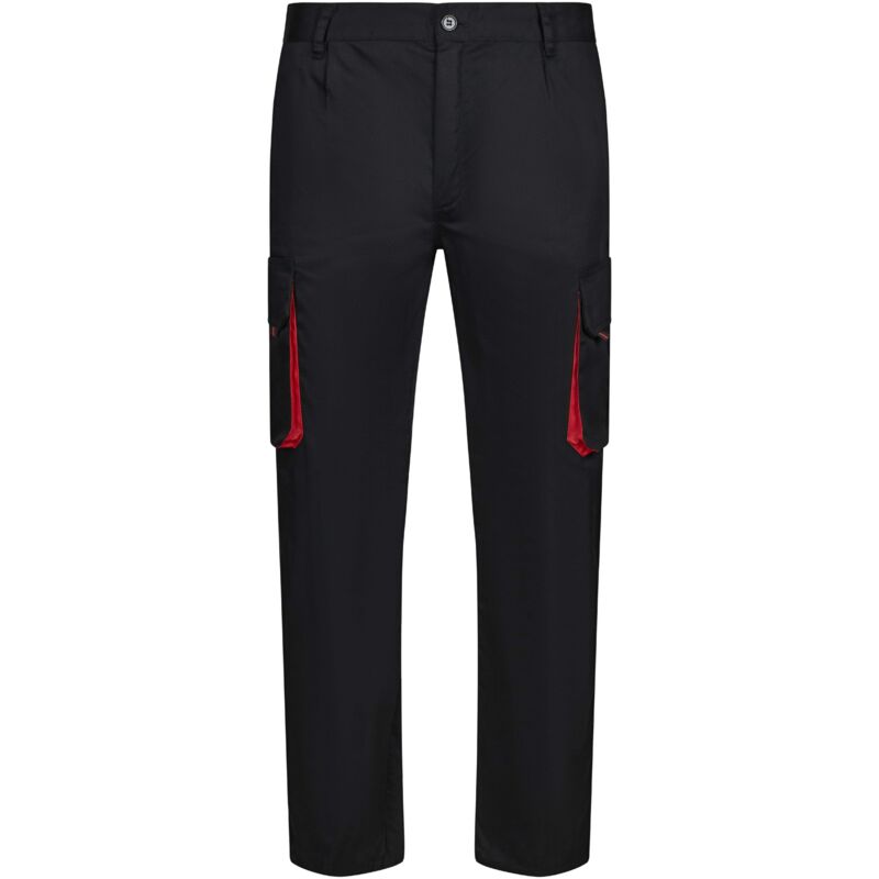 

PANTALÓN BICOLOR MULTIBOLSILLOS Negro 54