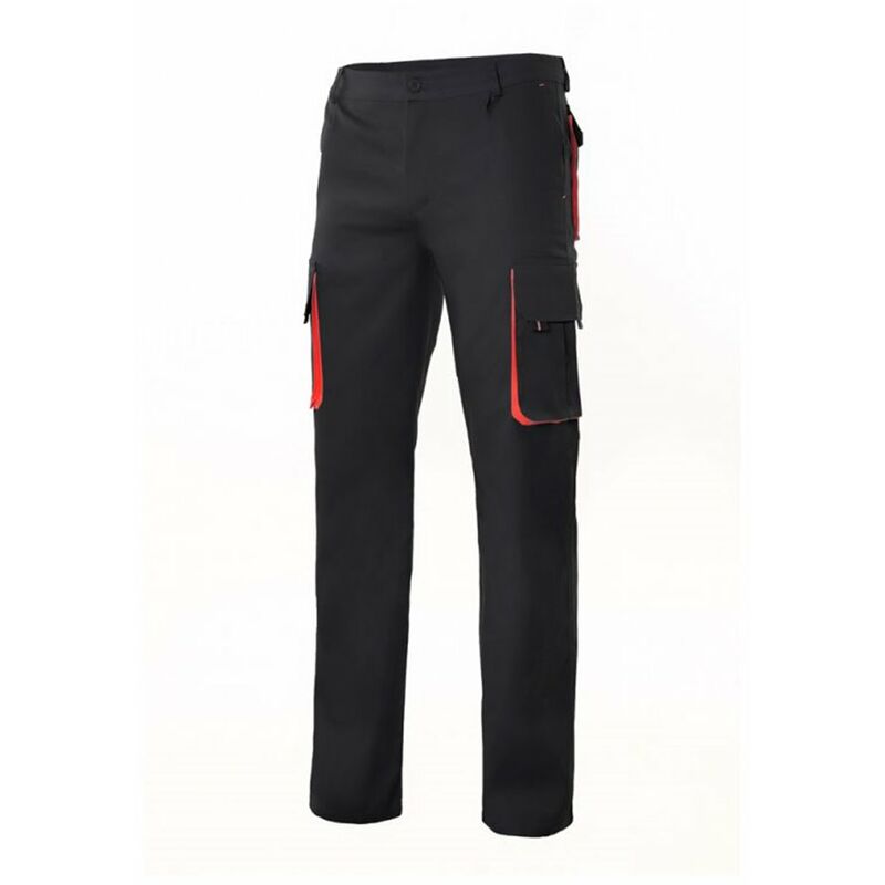

PANTALÓN BICOLOR MULTIBOLSILLOS Negro 60