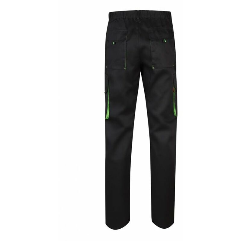 

PANTALÓN BICOLOR MULTIBOLSILLOS Negro 48