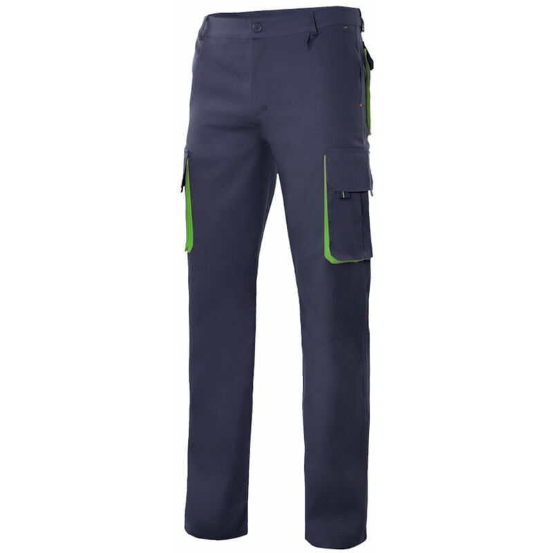 

PANTALÓN BICOLOR MULTIBOLSILLOS Azul Marino 54
