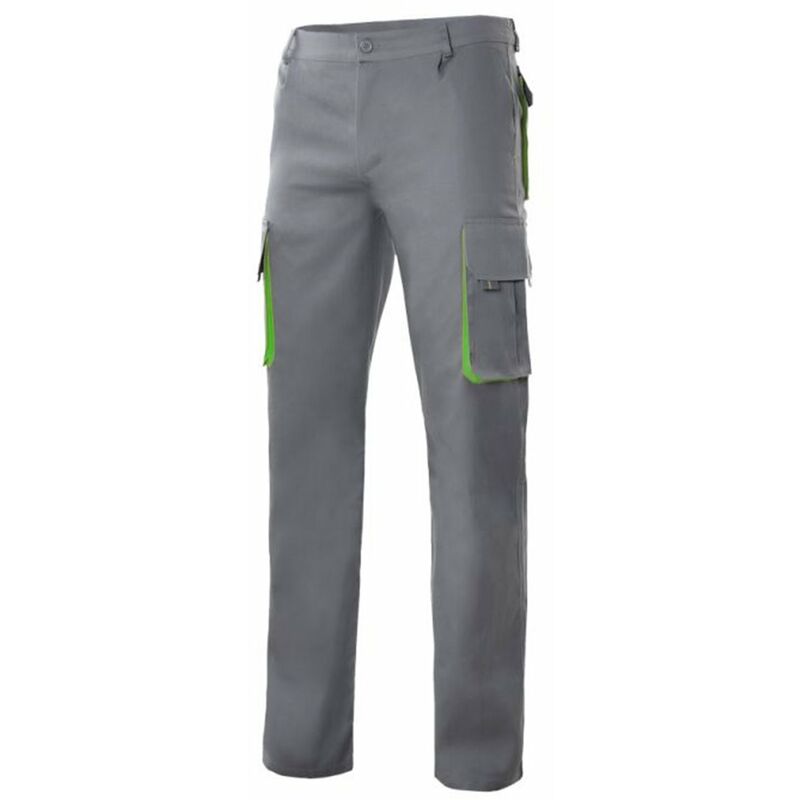 

PANTALÓN BICOLOR MULTIBOLSILLOS Gris 36