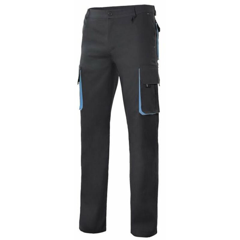 

PANTALÓN BICOLOR MULTIBOLSILLOS Negro 38