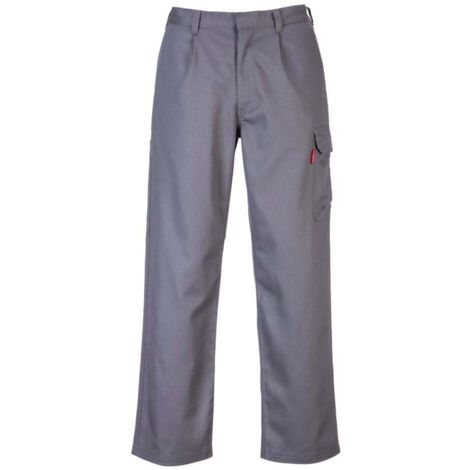 Pantalon Bizweld Fr Cargo Couleur : Gris Taille L - Portwest