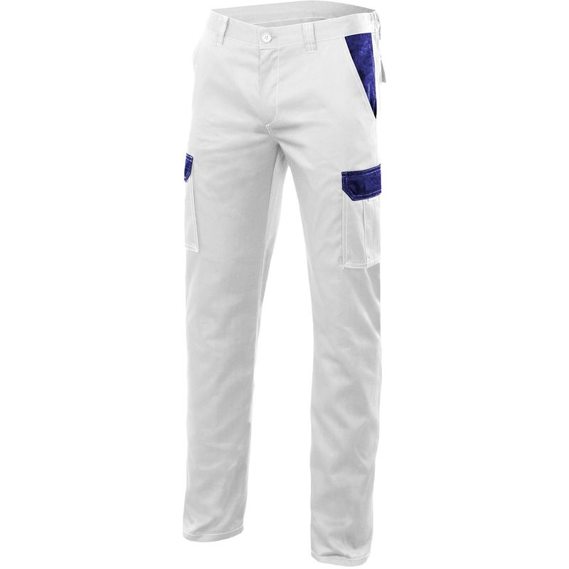 

PANTALON STRETCH BICOLOR MULTIBOLSILLOS Blanco 40