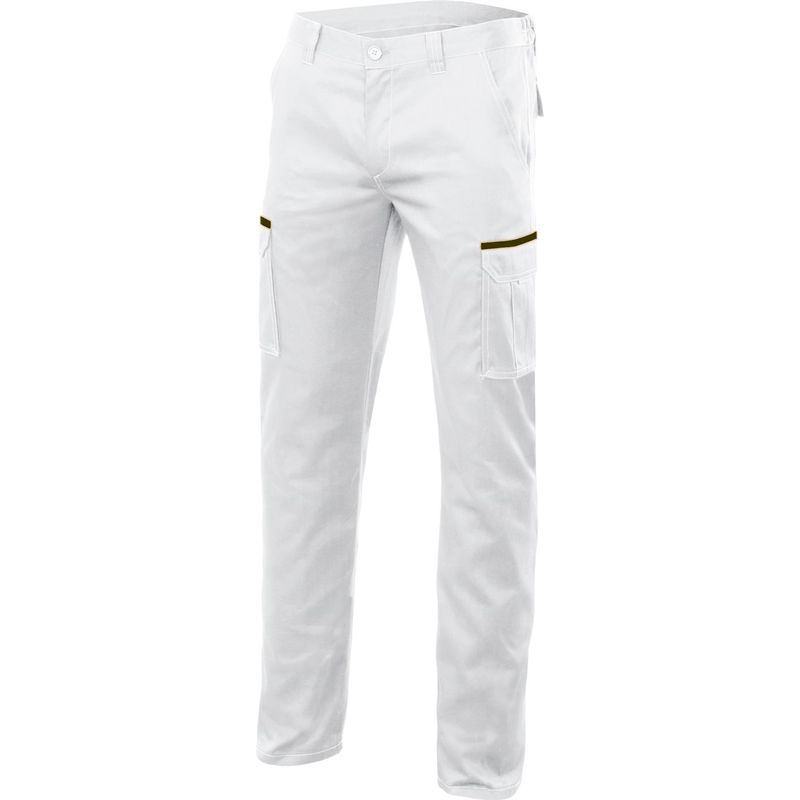 

PANTALON STRETCH MULTIBOLSILLOS Blanco 56