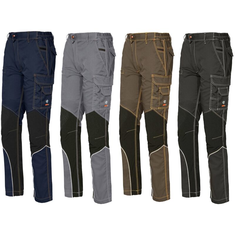 Starter - Issa Stretch Extreme pantalon de travail multi-poches - xl - Bleu