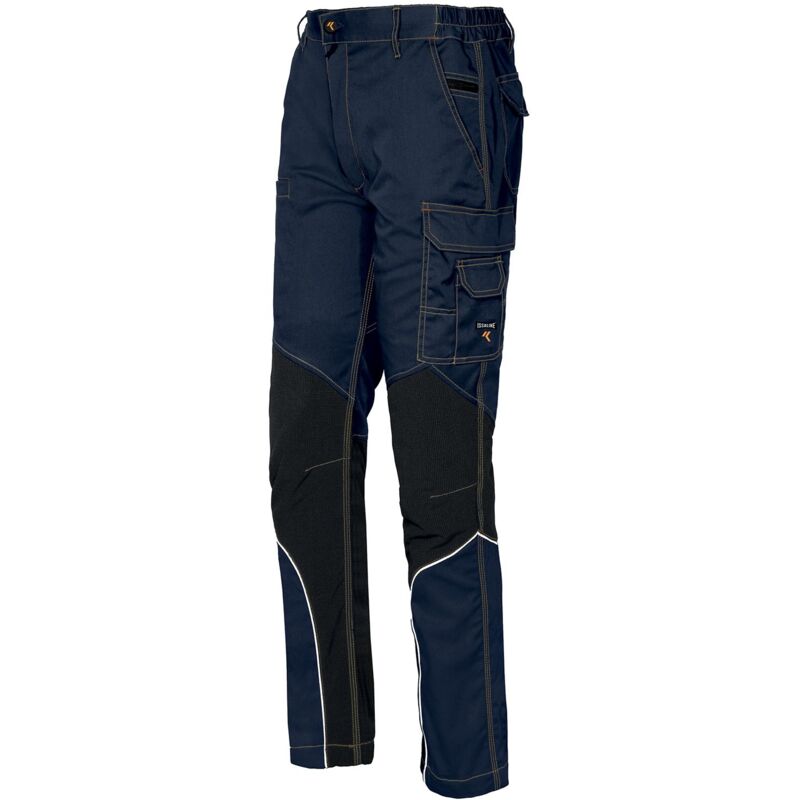 Issaline 8830B-040 Pantalon de travail extrêmement extensible Bleu M