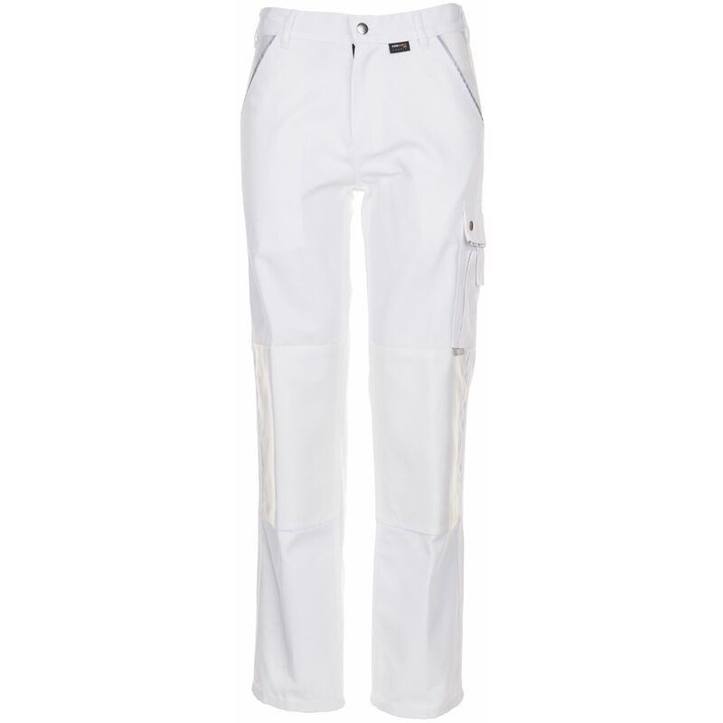 Planam - Pantalon Canvas 320 blanc/blanc Taille 25 - weiss