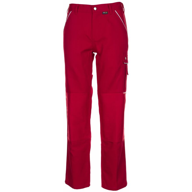 Planam - Pantalon Canvas 320 rouge/rouge Taille 50 - rot