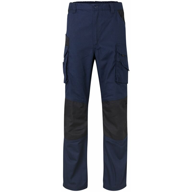 

Velilla - PANTALÓN CANVAS BICOLOR MULTIBOLSILLOS Azul Navy S