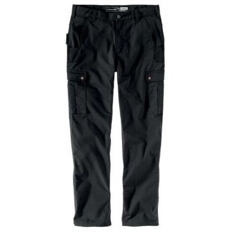 Pantalon cargo coton armé ripstop noir coupe classique Taille 42 - CARHARTT - S1105461N04W32L32