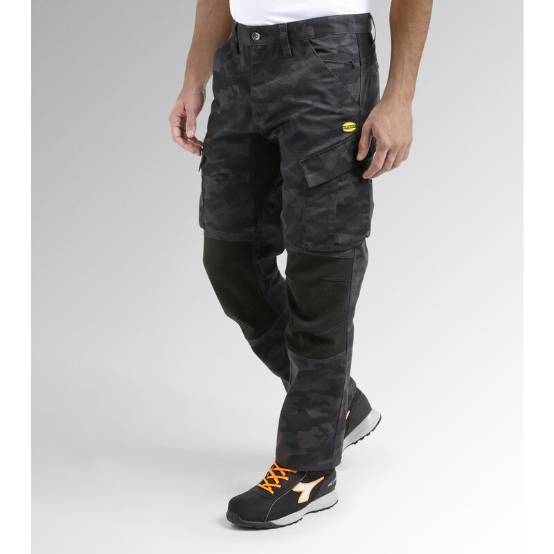 Pantalon de travail ripstop cargo camo - Gris Camouflage xl - fr (46/48)