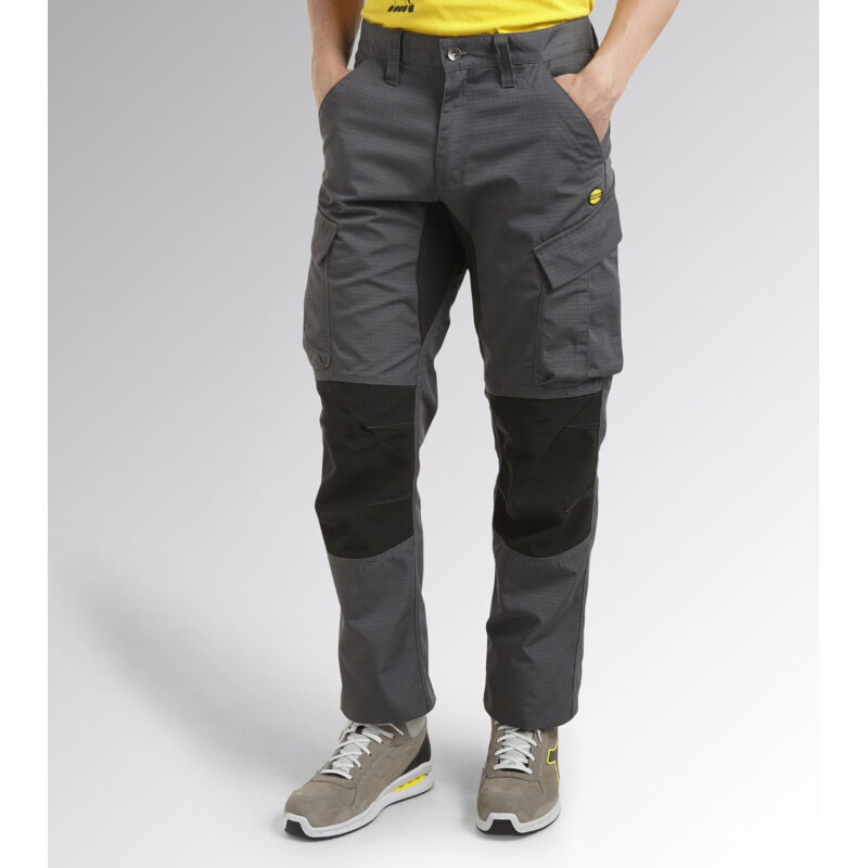 Diadora - Pantalon de travail ripstop cargo - Vert Lierre s - fr (38/40)
