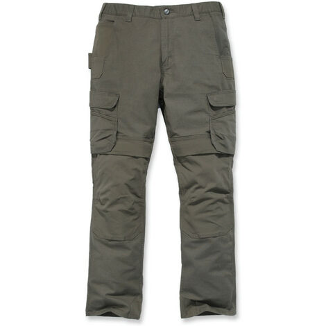 Pantalon Cargo FULL SWING Carhartt S1103335BLK W40L32 Noir Renforcé