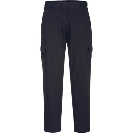 Pantalón cargo mujer elástico negro 2XL - FR(50) - UK(40)