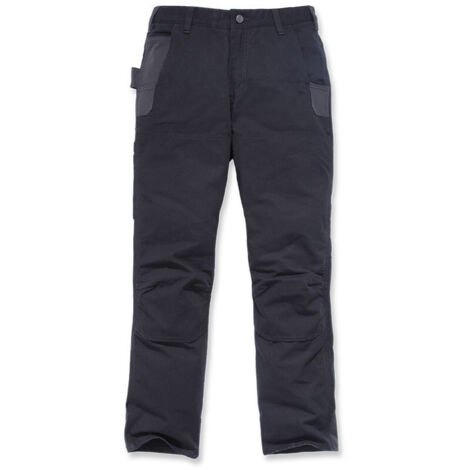 Pantalon CARHARTT Steel Noir T.44 - 103160-W36/L32