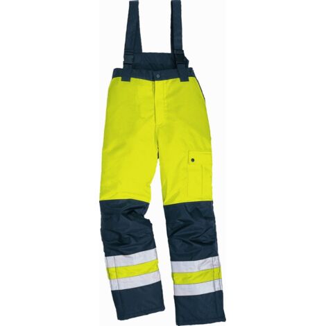 PANTALON CHAUD HAUTE VISIBILITÉ JAUNE ENDUIT PU - DELTA PLUS - FARGO - FARGOHVJA0   50/52 (2XL)